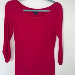 S American Eagle Pink 3/4 Sleeve